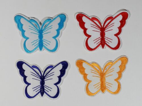 Butterfly Iron//Sew on embroidered Patch motifs #14