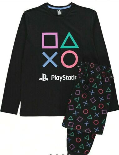 Sizes S-XXL PLAYSTATION Men/'s Black Pyjama Set Gift New with tags