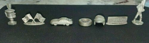 Details about  / Monopoly Nascar Edition 1997 Replacement Pewter Tokens Game Piece Mover 7 pcs