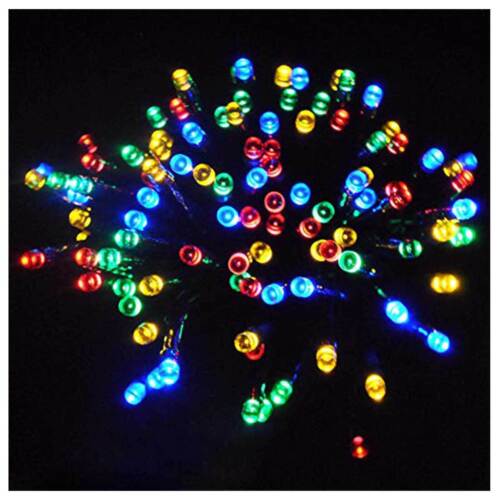 20 LED Christmas Lights Battery Fairy Snowflake Stars Ice Drop Effect Tree Decor