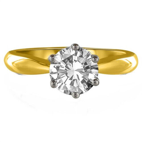 Engagement Ring Diamond Unique 1ct Solitaire 9ct Gold UK Hallmarked 