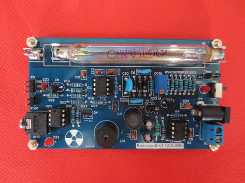 Montado Hágalo usted mismo Kit de detector de radiación nuclear contador Geiger Geiger recuento de tubo de GM