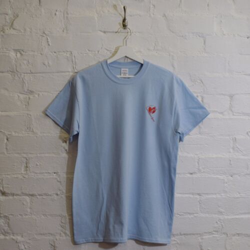 Wu Tang Clan "Protect Your Neck"  Embroidered Light Blue T-Shirt by Actual Fact 