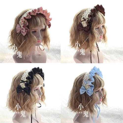 Annie's breakfast Cosplay Sweet Lolita Bonnet Headwear Retro Princess Hair band 