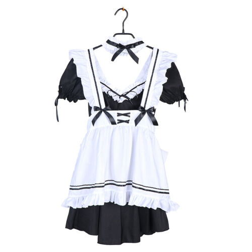 Cute Lolita French Maid Robe Filles Femme Anime Cosplay Party costumest ne 