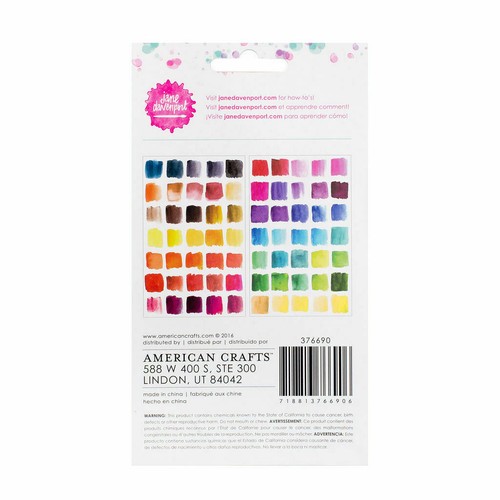 Jane Davenport Rub-On Transfer Sheets Brights NEW