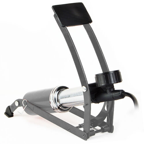 Pump Inflator Of Foot With Pedal Pressure Gauge Bike Tyre Balls Balsa Foot Pump