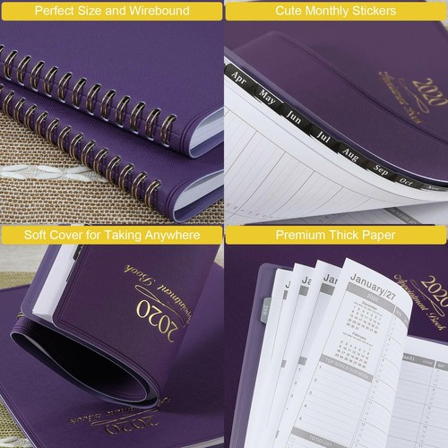 2020 Appointment Book Planner Weekly Appointment Book//Planner 2020 Daily//Hourly