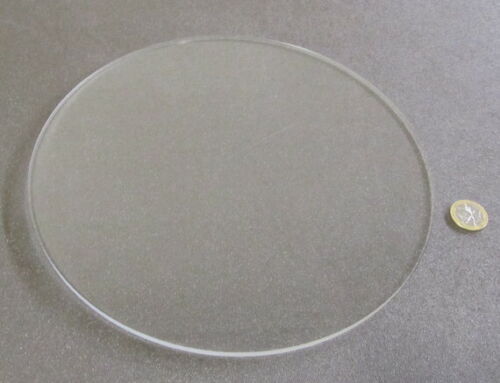 1//4/" .220/" Thick x 10.0/" Diameter Acrylic Circle Disc Clear