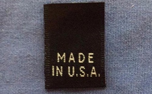 50Pcs Black Woven Clothing Size Tab Labels Made In U.S.A NO SIZE