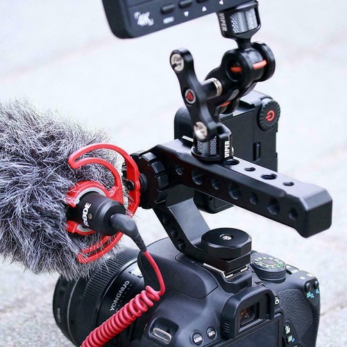Camera Cage Handle Cheese Top Grip Mount For Sony Nikon DSLR Camcorder Camera D