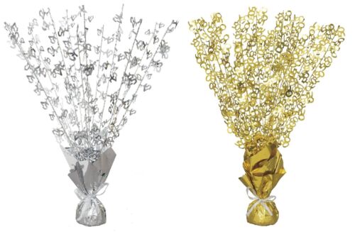 Silber // Gold // Dekoration Glitz Hochzeitstag Ballon Gewicht Mittelstück