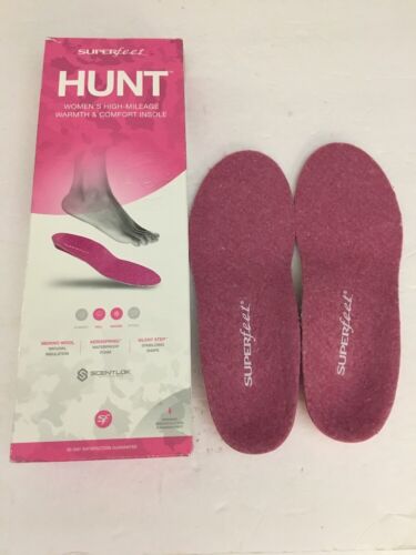 Superfeet hunt Woman/'s B High Mileage Insoles-Sz 4 1//2-6-NEW-SHIPS N 24 HOURS