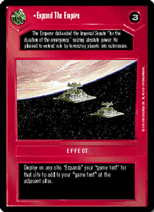 Near Mint//Mint REFLECTIONS I star wars ccg swccg Expand The Empire FOIL