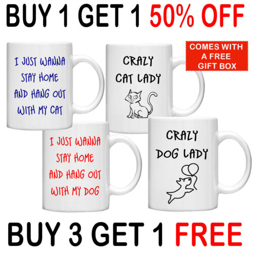 Crazy Animal Lover Mug 11oz Gift Mug Tea Mug Coffee Cat Mug Personalised Dog Mug