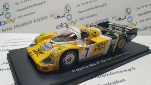 Porsche 956-1984  1:43 eme  avec boite plexi neuf