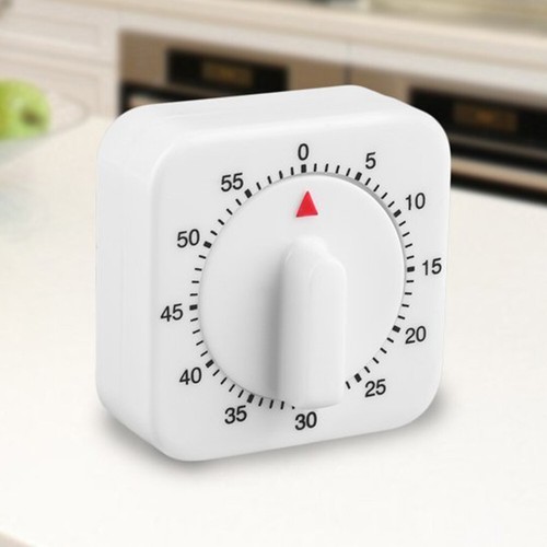 1 Hour 60 Mins Mechanical Kitchen Cooking Timer Game Alarm Count Down Timer D08