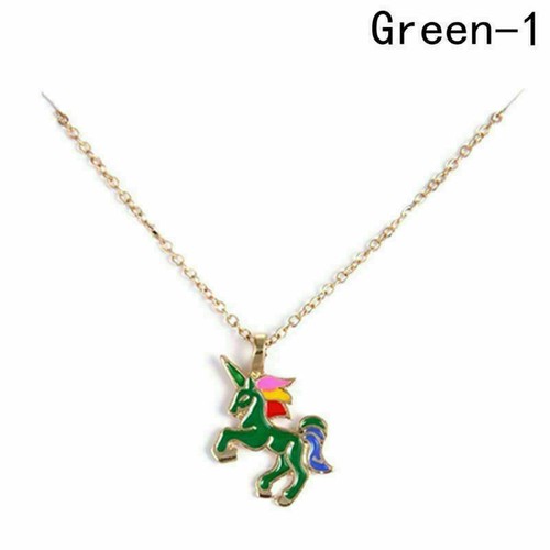 Unicorn Pendant Necklace Kids Girls Costume Jewellery Gift Charm Style Hot