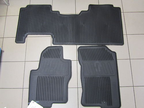 NEW OEM 2005-2007 NISSAN FRONTIER ALL WEATHER RUBBER MATS KING CREW CAB 