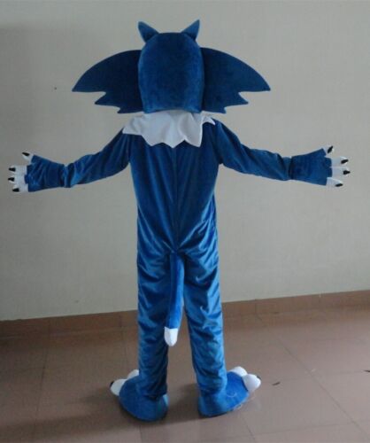 Details about  / Halloween Blue Wolf Mascot Costume Cosplay Party Outfits Clothing Carnival Adult