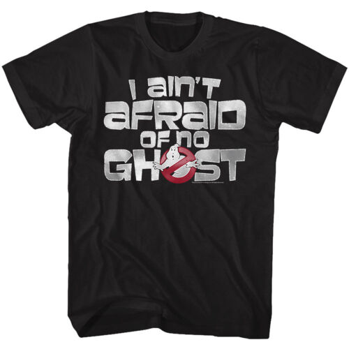 The Real Ghost Busters Cartoon I Ain't Afraid Of No Ghost Adult T Shirt 