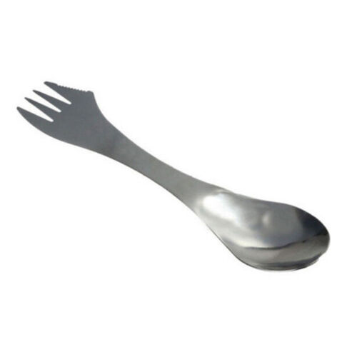 3 in1 Gadget Spork Spoon Fork Cutlery Plastic Outdoor Picnic Utensil Kitchen CA