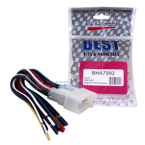 Radio Replacement Wire Harness Aftermarket Installation Cable for Suzuki