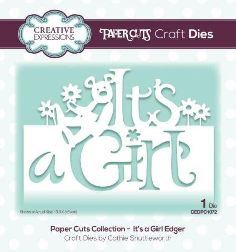 NEW Paper Cuts Edger Die JAN 2019 CREATIVE EXPRESSIONS Paper Cuts Collection 