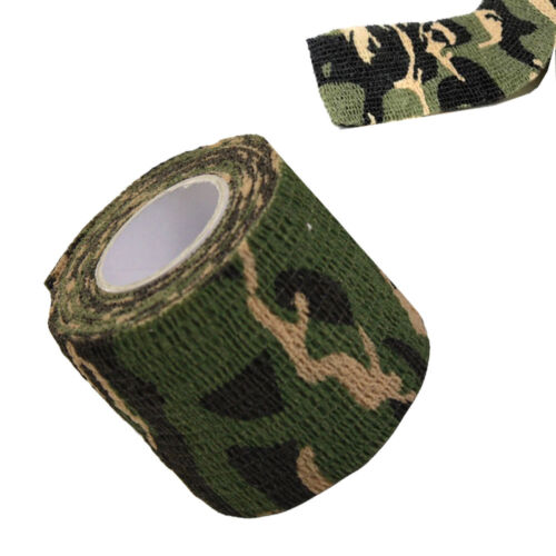 Outdoor Gun Hunting Camo Waterproof Camping Camouflage Stealth Duct Tape Wrap