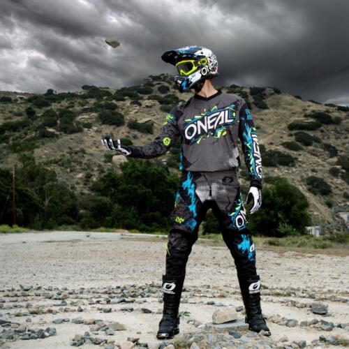 ONeal Element Villain Motocross Kinder Jersey MTB Mountain Bike Trikot Enduro
