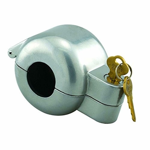 Defender Security Door Knob Lock-Out Device Diecast Construction Gray Painted