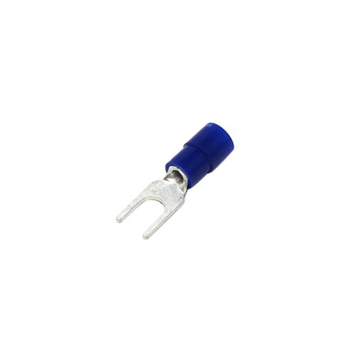 5.3mm 1.04-2.63mm2 crimped for cable blue 20X TMEV 2Y-5-BLU Fork terminal M5 Ø 