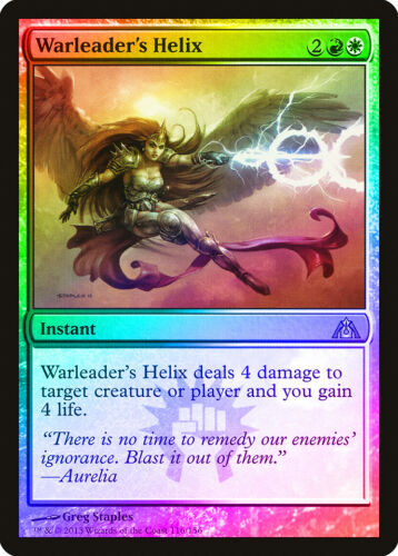 Warleader's Helix FOIL Dragon's Maze NM White Red Uncommon MAGIC CARD ABUGames 