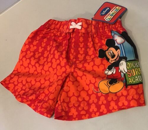 New Disney Mickey Mouse Board shorts Trunks Swim 12 Months Toddler Baby 
