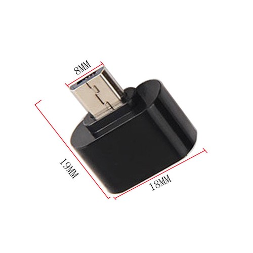 1XMini Micro USB Male to USB Female OTG Adapter Converter for Android Smartphone
