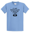 Not Drinking Alone If Dog Is Home Printed Tees Reg and Big and Tall Sizes