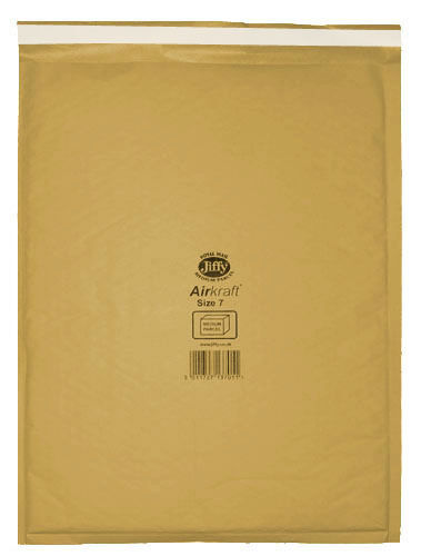 50 Large Gold Jiffy Bubble Lined Bags Envelopes JL7 340mm x 445mm 