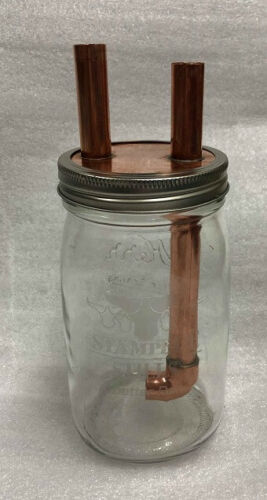 Stampede Stills copper 1/4 gallon Quart mason jar thumper kit w/ coozie sleeve 