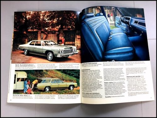 Caprice Classic Impala Bel Air 1973 Chevrolet  20-page Original Car Brochure 