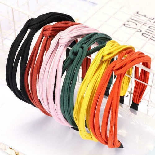 Hoop Sweet Bow Knot hohles Stirnband breites Band Haarband Haarschmuck Frau C4H1
