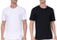 Nautica Mens White //Black Crew Neck Stretch Tees 3-pack T Shirts Variety
