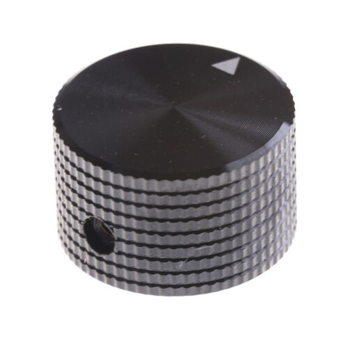 Black Aluminum Rotary Control Potentiometer Knob 25mm x 15mm S*
