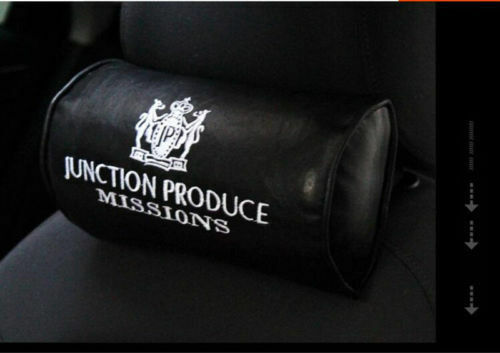 2x JP JUNCTION PRODUCE VIP Style JDM Car Neck Pillow Headrest Rest Cushion