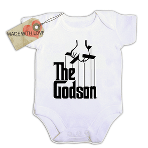 the godson BABY VEST BOY//GIRL BODYSUIT COMICAL