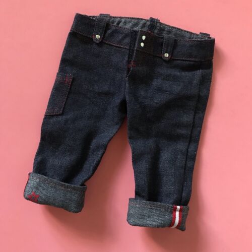 Details about  / American Girl Place Store Exclusive Cuffed Denim Pants for Dolls with Star Logo