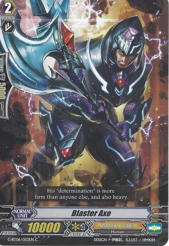 CARDFIGHT VANGUARD G-BT06//053EN C BLASTER AXE