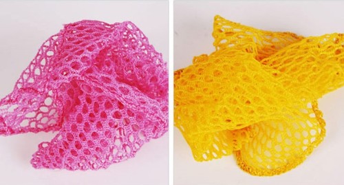 4EA Dishwashing Net Cloths Cleaning Mesh Scrubber Scourer Sponge MADE IN KOREA