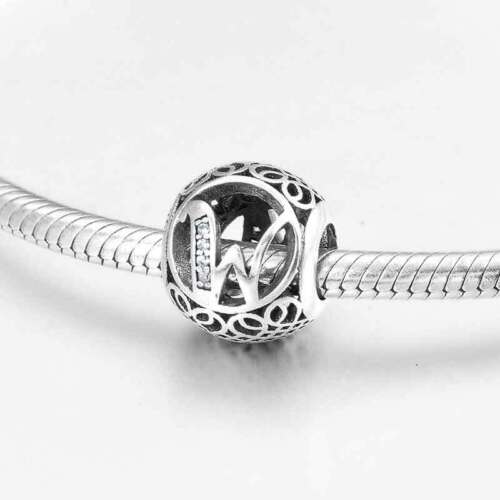 Authentic Toutes les Lettres perles 925 Sterling Silver Charms Costume Bracelets nouveau bracelet
