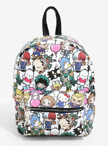 MY HERO ACADEMIA X HELLO KITTY AND FRIENDS CHARACTERS MINI BACKPACK