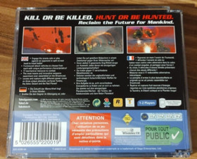 Dreamcast Wild Metal case manual